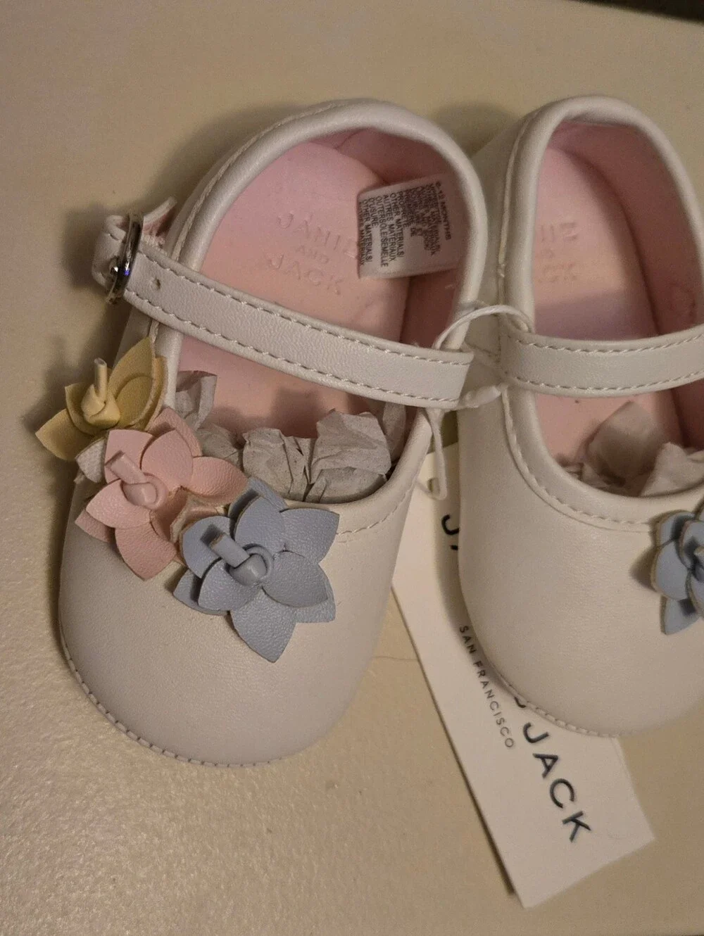 Baby Rosette Ballet Flat - Floral Mary Janes Infant - Janie And Jack - 6-12 Mo